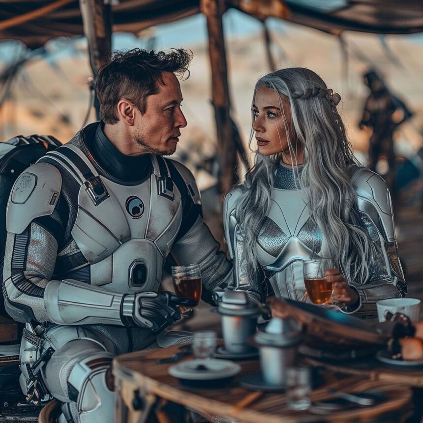 Regen Queen Dares Meme King Elon Musk to Tea in Space